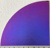 Quarter (1/4) sheet - CBS Black 90 COE Green Magenta Reflector Cube Dichroic Glass - Sweet!