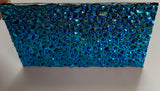 Thin Black CBS Red Silver Blue Dew Drop 90 COE Dichroic Glass