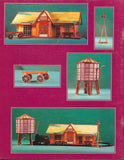 Rare 1995 Mini-Mansions Book Two 'Our Town' Stained Glass Pattern Book OOP - Delightful miniature patterns!