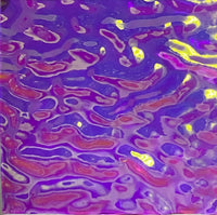 Reserved listing for Jeanna - 108 1/2"x1/2" Clear CBS Magenta Green & Rainbow Pink Purple Dichroic Pieces